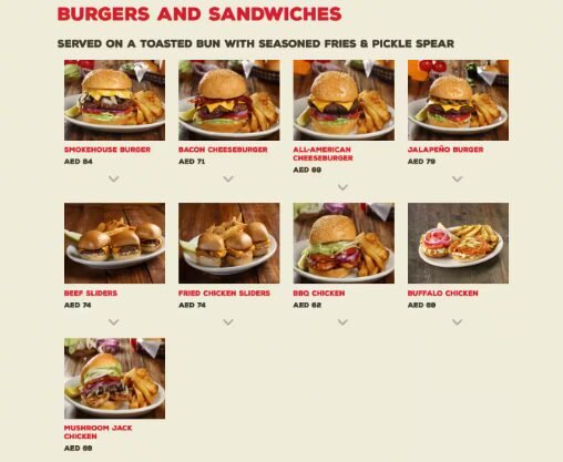 Burgers & Sandwiches