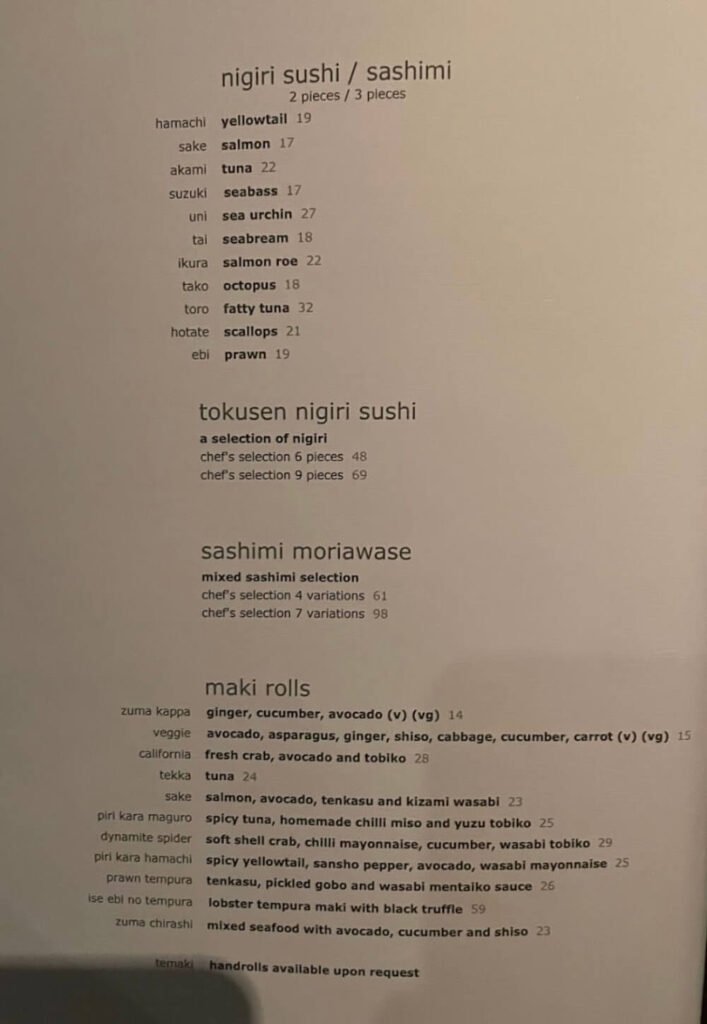 Nigiri Zuma 2 pieces / 3 pieces